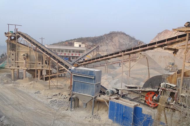 白云石破碎環節